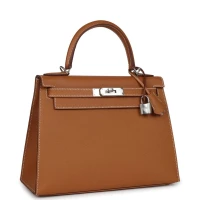 Hermes Kelly Sellier 28 Gold Epsom Palladium Hardware Hermes Kelly Sellier 28 Gold Epsom Palladium Hardware