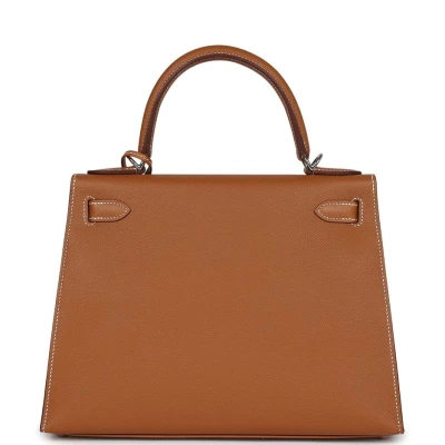 Hermes Kelly Sellier 28 Gold Epsom Palladium Hardware Hermes Kelly Sellier 28 Gold Epsom Palladium Hardware