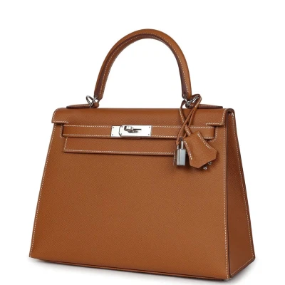 Hermes Kelly Sellier 28 Gold Epsom Palladium Hardware Hermes Kelly Sellier 28 Gold Epsom Palladium Hardware