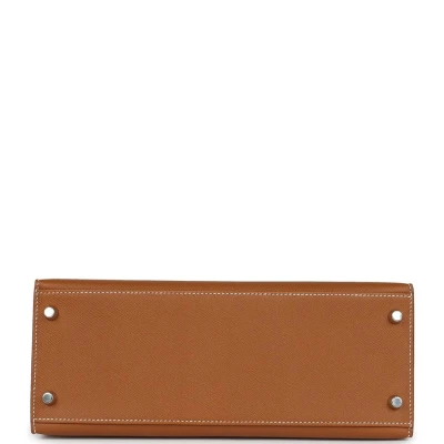 Hermes Kelly Sellier 28 Gold Epsom Palladium Hardware Hermes Kelly Sellier 28 Gold Epsom Palladium Hardware