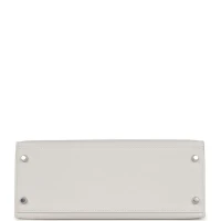 Hermes Kelly Sellier 28 Gris Pale Epsom Palladium Hardware Hermes Kelly Sellier 28 Gris Pale Epsom Palladium Hardware