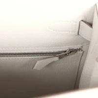 Hermes Kelly Sellier 28 Gris Pale Epsom Palladium Hardware Hermes Kelly Sellier 28 Gris Pale Epsom Palladium Hardware