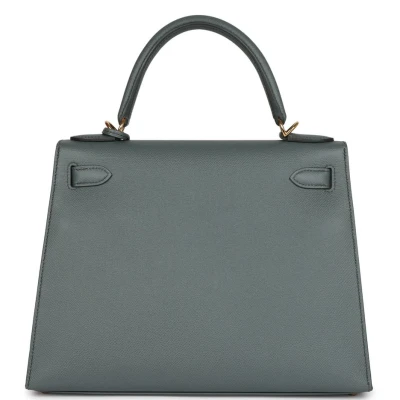 Hermes Kelly Sellier 28 Vert Amande Epsom Gold Hardware Hermes Kelly Sellier 28 Vert Amande Epsom Gold Hardware