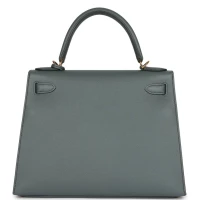 Hermes Kelly Sellier 28 Vert Amande Epsom Gold Hardware Hermes Kelly Sellier 28 Vert Amande Epsom Gold Hardware