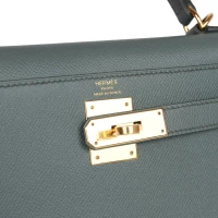 Hermes Kelly Sellier 28 Vert Amande Epsom Gold Hardware Hermes Kelly Sellier 28 Vert Amande Epsom Gold Hardware