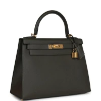 Hermes Kelly Sellier 28 Vert De Gris Epsom Gold Hardware Hermes Kelly Sellier 28 Vert De Gris Epsom Gold Hardware