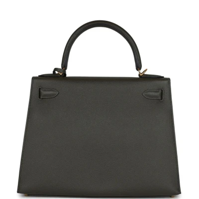 Hermes Kelly Sellier 28 Vert De Gris Epsom Gold Hardware Hermes Kelly Sellier 28 Vert De Gris Epsom Gold Hardware