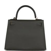 Hermes Kelly Sellier 28 Vert De Gris Epsom Gold Hardware Hermes Kelly Sellier 28 Vert De Gris Epsom Gold Hardware