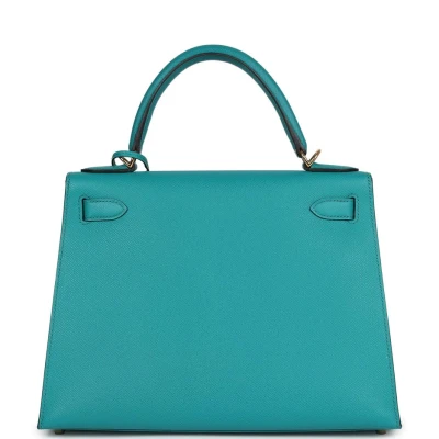 Hermes Kelly Sellier 28 Vert Verone Epsom Gold Hardware Hermes Kelly Sellier 28 Vert Verone Epsom Gold Hardware