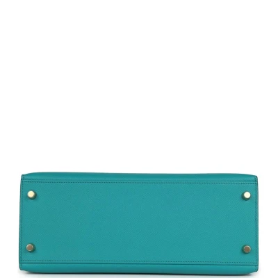 Hermes Kelly Sellier 28 Vert Verone Epsom Gold Hardware Hermes Kelly Sellier 28 Vert Verone Epsom Gold Hardware