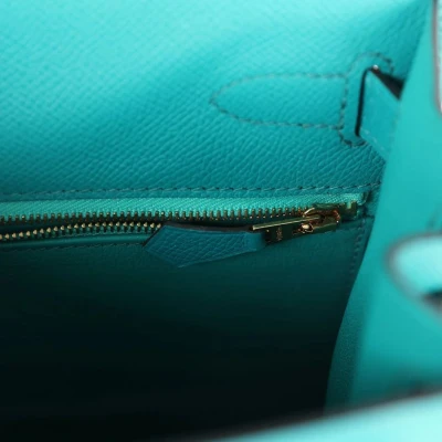 Hermes Kelly Sellier 28 Vert Verone Epsom Gold Hardware Hermes Kelly Sellier 28 Vert Verone Epsom Gold Hardware