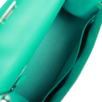 Hermes Kelly Sellier 28 Vert Verone Madame and Shiny Niloticus Crocodile Touch Palladium Hardware Hermes Kelly Sellier 28 Vert Verone Madame and Shiny Niloticus Crocodile Touch Palladium Hardware