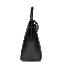 Hermes Kelly Sellier 32 Black Epsom Palladium Hardware Hermes Kelly Sellier 32 Black Epsom Palladium Hardware
