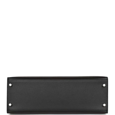 Hermes Kelly Sellier 32 Black Epsom Palladium Hardware Hermes Kelly Sellier 32 Black Epsom Palladium Hardware