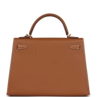 Hermes Kelly Sellier 32 Gold Epsom Gold Hardware Hermes Kelly Sellier 32 Gold Epsom Gold Hardware