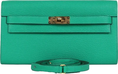 Hermes Kelly Wallet To Go Menthe Chevre Gold Hardware Hermes Kelly Wallet To Go Menthe Chevre Gold Hardware