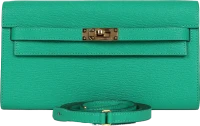 Hermes Kelly Wallet To Go Menthe Chevre Gold Hardware Hermes Kelly Wallet To Go Menthe Chevre Gold Hardware