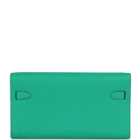 Hermes Kelly Wallet To Go Menthe Chevre Gold Hardware Hermes Kelly Wallet To Go Menthe Chevre Gold Hardware