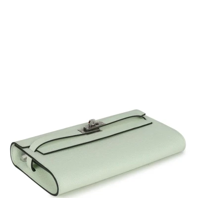 Hermes Kelly Wallet To Go Vert Fizz Epsom Palladium Hardware Hermes Kelly Wallet To Go Vert Fizz Epsom Palladium Hardware
