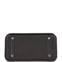 Hermes Limited Edition Birkin Rock 25 Black Volupto Palladium Hardware