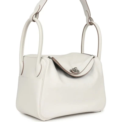 Hermes Lindy 26 Gris Pale Verso Swift Palladium Hardware Hermes Lindy 26 Gris Pale Verso Swift Palladium Hardware