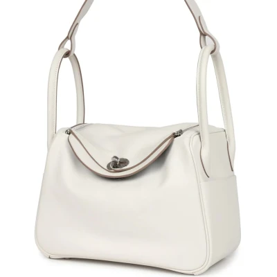 Hermes Lindy 26 Gris Pale Verso Swift Palladium Hardware Hermes Lindy 26 Gris Pale Verso Swift Palladium Hardware