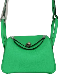 Hermes Mini Lindy Vert Comics Clemence Palladium Hardware Hermes Mini Lindy Vert Comics Clemence Palladium Hardware