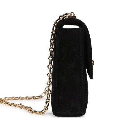 Hermes Mini Verrou Chaine Bag Black Doblis Permabrass Hardware Hermes Mini Verrou Chaine Bag Black Doblis Permabrass Hardware