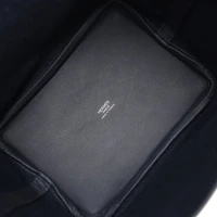 Hermes Picotin Cargo 18 Caban Swift and Black Toile Canvas Palladium Hardware