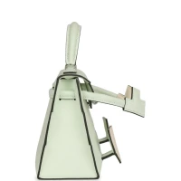 Hermes "Quelle Idolle" Picto Kelly Doll Vert Fizz Epsom Palladium Hardware Hermes "Quelle Idolle" Picto Kelly Doll Vert Fizz Epsom Palladium Hardware