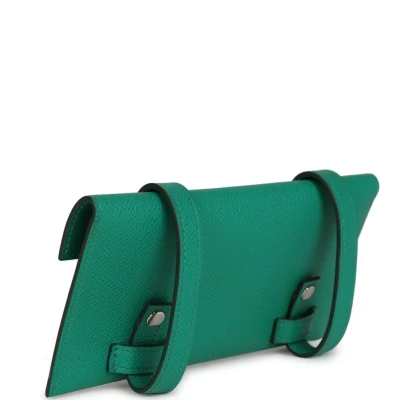 Hermes "Quelle Idolle" Picto Kelly Doll Vert Fizz Epsom Palladium Hardware Hermes "Quelle Idolle" Picto Kelly Doll Vert Fizz Epsom Palladium Hardware