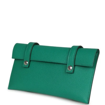 Hermes "Quelle Idolle" Picto Kelly Doll Vert Fizz Epsom Palladium Hardware Hermes "Quelle Idolle" Picto Kelly Doll Vert Fizz Epsom Palladium Hardware