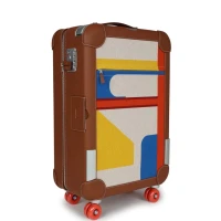 Hermes R.M.S. Cabine 55 Rolling Suitcase Multicolor Canvas Hermes R.M.S. Cabine 55 Rolling Suitcase Multicolor Canvas