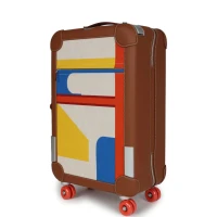 Hermes R.M.S. Cabine 55 Rolling Suitcase Multicolor Canvas Hermes R.M.S. Cabine 55 Rolling Suitcase Multicolor Canvas