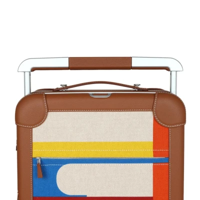 Hermes R.M.S. Cabine 55 Rolling Suitcase Multicolor Canvas Hermes R.M.S. Cabine 55 Rolling Suitcase Multicolor Canvas