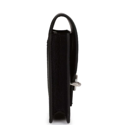 Hermes Roulis Slim Wallet Black Chevre Mysore Palladium Hardware Hermes Roulis Slim Wallet Black Chevre Mysore Palladium Hardware