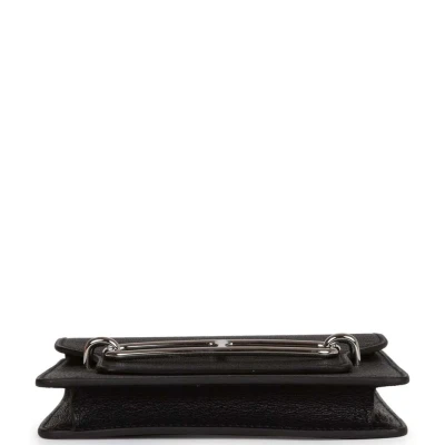 Hermes Roulis Slim Wallet Black Chevre Mysore Palladium Hardware Hermes Roulis Slim Wallet Black Chevre Mysore Palladium Hardware