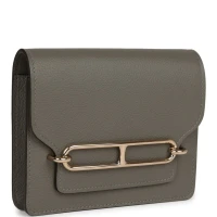 Hermes Roulis Slim Wallet Gris Meyer Evercolor Permabrass Hardware Hermes Roulis Slim Wallet Gris Meyer Evercolor Permabrass Hardware