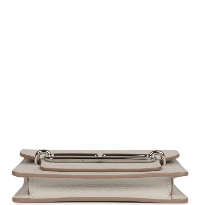 Hermes Roulis Slim Wallet Gris Perle Evercolor Palladium Hardware