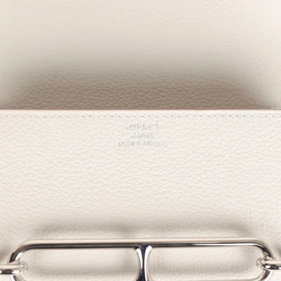 Hermes Roulis Slim Wallet Gris Perle Evercolor Palladium Hardware