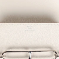 Hermes Roulis Slim Wallet Gris Perle Evercolor Palladium Hardware