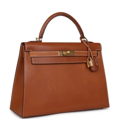 Hermes Sellier Kelly 32 Fauve Barenia Gold Hardware Hermes Sellier Kelly 32 Fauve Barenia Gold Hardware