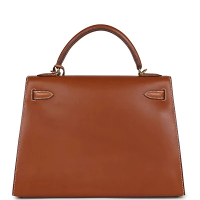 Hermes Sellier Kelly 32 Fauve Barenia Gold Hardware Hermes Sellier Kelly 32 Fauve Barenia Gold Hardware