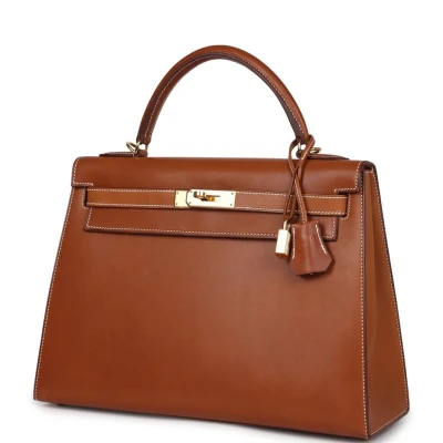 Hermes Sellier Kelly 32 Fauve Barenia Gold Hardware Hermes Sellier Kelly 32 Fauve Barenia Gold Hardware