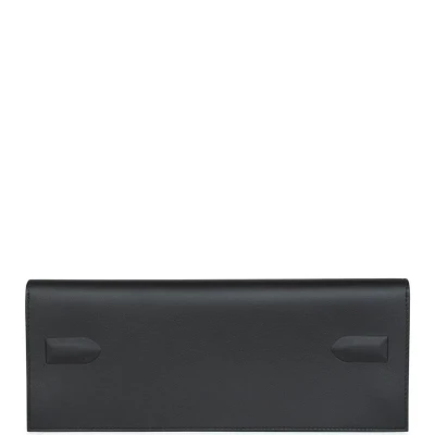 Hermes Shadow Kelly Cut Black Swift Calfskin Hermes Shadow Kelly Cut Black Swift Calfskin