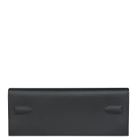 Hermes Shadow Kelly Cut Black Swift Calfskin Hermes Shadow Kelly Cut Black Swift Calfskin