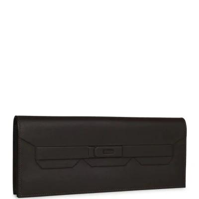 Hermes Shadow Kelly Cut Ebene Swift Calfskin Hermes Shadow Kelly Cut Ebene Swift Calfskin