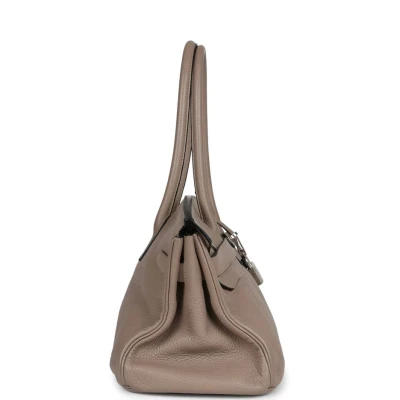 Hermes Shoulder Birkin 42 JPG Gris Tourterelle Clemence Palladium Hardware