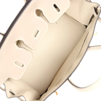 Hermes Special Order (HSS) Birkin 25 Gris Asphalte and Craie Togo Brushed Gold Hardware Hermes Special Order (HSS) Birkin 25 Gris Asphalte and Craie Togo Brushed Gold Hardware