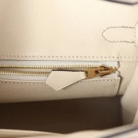 Hermes Special Order (HSS) Birkin 25 Gris Asphalte and Craie Togo Brushed Gold Hardware Hermes Special Order (HSS) Birkin 25 Gris Asphalte and Craie Togo Brushed Gold Hardware